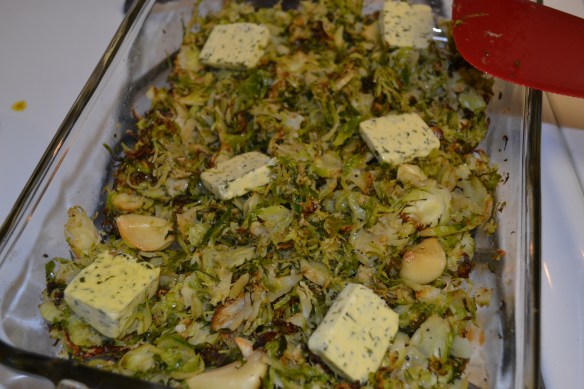 Shredded Sprouts Before